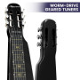 Karrera 29in 6-String Lap Steel Hawaiian Guitar - Black thumbnail 7