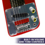 Karrera 6-String Steel Lap Guitar - Metallic Red thumbnail 4