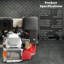 Kolner 16hp 25.4mm Horizontal Key Shaft Q Type Petrol Engine - Electric Start thumbnail 11