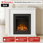 Dimplex 2kW Mini Mantle Embassy Suite Electric Fireplace with Optiflame thumbnail 5