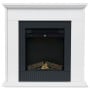 Dimplex Embassy 2kW Mini Mantle Electric Fireplace Suite, Freestanding Optiflame LED Flame Effect Heater, White thumbnail 4