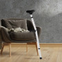 Evekare Heavy Duty Under Arm Walking Crutch - Silver thumbnail 9