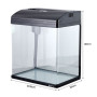 37L Aquarium With Bio Filter System LED Kit Curved Design Complete Kit thumbnail 4