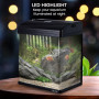 37L Aquarium With Bio Filter System LED Kit Curved Design Complete Kit thumbnail 9