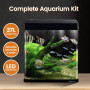 37L Aquarium With Bio Filter System LED Kit Curved Design Complete Kit thumbnail 10