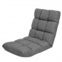 Adjustable Floor Gaming Lounge Line Chair 100x50x12cm - Dark Grey thumbnail 1