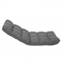 Adjustable Floor Gaming Lounge Line Chair 100x50x12cm - Dark Grey thumbnail 6