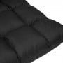 Adjustable Floor Gaming Lounge Linen Chair 99x41x12cm Black thumbnail 2
