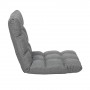 Adjustable Cushioned Floor Gaming Lounge Chair 99x41x12cm - Dark Grey thumbnail 6