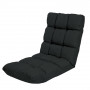 Adjustable  Floor Gaming Lounge Line  Chair 100 x 50 x 12cm - Black thumbnail 1
