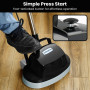 GEN2 Hauskeeper 5 in 1 Electric Floor Polisher 6M Power Cable Timber Hard Waxer Buffer Cleaner Black 240V thumbnail 8