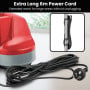 Hauskeeper 5 in 1 Electric 240V Floor Polisher w/ 6M Power Cable Timber Hard Waxer Buffer Cleaner Red thumbnail 10