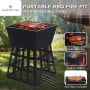 Wallaroo Outdoor Fire Pit with Stand thumbnail 2