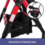 Orthonica Foldable Mobility Steel Rollator 136kg Max Capacity Red thumbnail 8