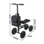 Orthonica Foldable Steel Mobility Knee Scooter Walker thumbnail 3