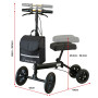 Orthonica Knee Walker with Adjustable Pad and Dual Brakes thumbnail 2