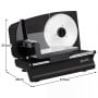 Pronti Electric Deli and Food Slicer 200W with 2 Blades - Black thumbnail 2
