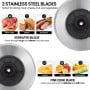 Pronti Electric Deli and Food Slicer 200W with 2 Blades - Black thumbnail 7