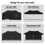 Gazebo Tent Marquee 3x6m PopUp Outdoor Wallaroo Black thumbnail 13
