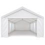 Wallaroo 4x8m Outdoor Event Marquee Party Tent Pavilion Gazebo Canopy with Removable Sidewalls & Zip Door - White thumbnail 1