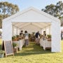 Wallaroo 4x8m Outdoor Event Marquee Party Tent Pavilion Gazebo Canopy with Removable Sidewalls & Zip Door - White thumbnail 9