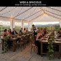 Wallaroo 6x6m Outdoor Event Marquee Gazebo Party Wedding Tent - White thumbnail 5