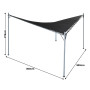Wallaroo 3x3m Butterfly Steel Gazebo - Charcoal thumbnail 3