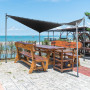 Wallaroo 3x3m Butterfly Steel Gazebo - Charcoal thumbnail 9
