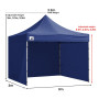 Wallaroo 3x3 PopUp Blue Gazebo Marquee Outdoor Tent thumbnail 2