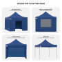 Wallaroo 3x3 PopUp Blue Gazebo Marquee Outdoor Tent thumbnail 11