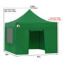 Wallaroo 3x3 PopUp Green Gazebo Marquee Outdoor Tent thumbnail 2