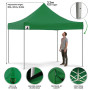Wallaroo 3x3 PopUp Green Gazebo Marquee Outdoor Tent thumbnail 5