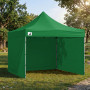 Wallaroo 3x3m Pop Up Gazebo Marquee Outdoor Canopy Tent with 5 Walls Sandbags & Carry Bag Folding Sun Shade Green thumbnail 14