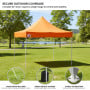 Wallaroo 3x3 PopUp Orange Gazebo Marquee Outdoor Tent thumbnail 9