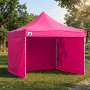Wallaroo 3x3m Pop Up Gazebo Pink Marquee Canopy Outdoor Tent with 5 Side Walls Sandbags Carry Bag Folding Sun Shade thumbnail 14