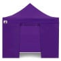 Wallaroo 3x3m Pop Up Gazebo Marquee Outdoor Canopy Folding Shade Tent with 5 Walls, Sandbags & Carry Bag - Purple thumbnail 5