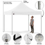 Wallaroo 3x3 PopUp White Gazebo Marquee Outdoor Tent thumbnail 5
