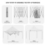 Wallaroo 3x3 PopUp White Gazebo Marquee Outdoor Tent thumbnail 7