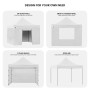 Wallaroo 3x3 PopUp White Gazebo Marquee Outdoor Tent thumbnail 11