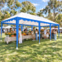 4x8 Outdoor Event Wedding Marquee Tent Blue thumbnail 9