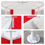 Wallaroo 4x8m Outdoor Event Wedding Marquee Tent Gazebo Canopy Red thumbnail 4