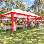 Wallaroo 4x8m Outdoor Event Wedding Marquee Tent Gazebo Canopy Red thumbnail 9