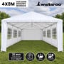 Wallaroo 4x8m Outdoor Event Marquee Gazebo Party Wedding Tent Canopy with Removable Window & Door Walls - White thumbnail 2