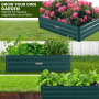 Wallaroo Garden Bed 120 x 60 x 30cm Galvanized Steel - Green thumbnail 5