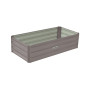 Wallaroo Garden Bed 120 x 60 x 30cm Galvanized Steel - Grey thumbnail 1