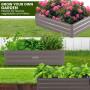 Wallaroo Garden Bed 120 x 60 x 30cm Galvanized Steel - Grey thumbnail 5