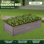 Wallaroo Garden Bed 120 x 60 x 30cm Galvanized Steel - Grey thumbnail 9