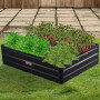 Wallaroo Garden Bed 120 x 90 x 30cm Galvanized Steel - Black thumbnail 8