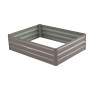 Wallaroo Garden Bed 120 x 90 x 30cm Galvanized Steel - Grey thumbnail 1