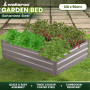 Wallaroo Garden Bed 120 x 90 x 30cm Galvanized Steel - Grey thumbnail 9